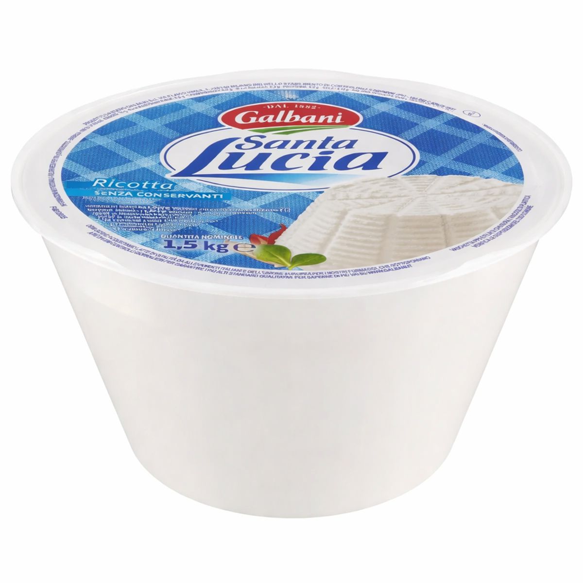 Luca Santa Ricotta Galbani Santa Lucia Ricotta Fresca 1,5 kg | Calidad Profesional - You ...
