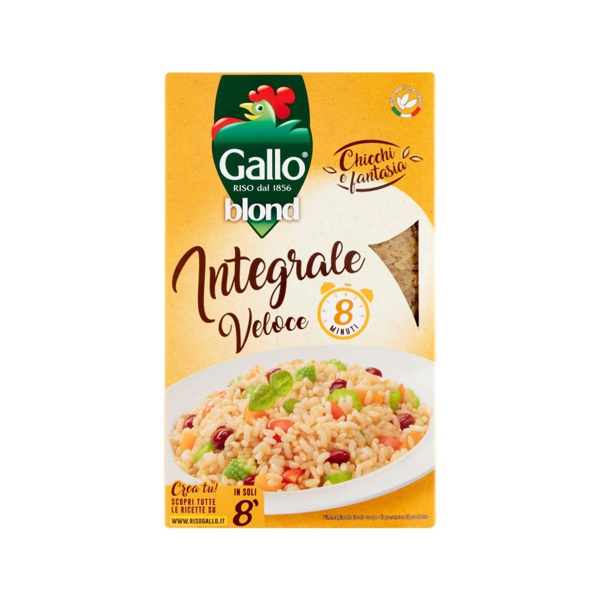 Integrale Rice Gallo Riso Blond Integrale 1 Kg – Healthy Rice, Rich in Fiber - You ...