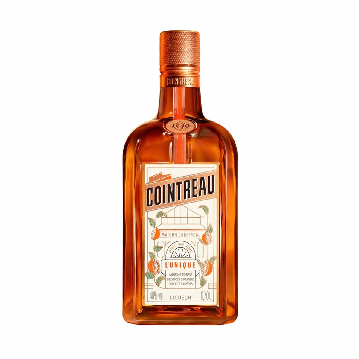 Countriau Cointreau Liqueur à l’Orange 70 cl 40% vol. | Triple Sec Français - You ...
